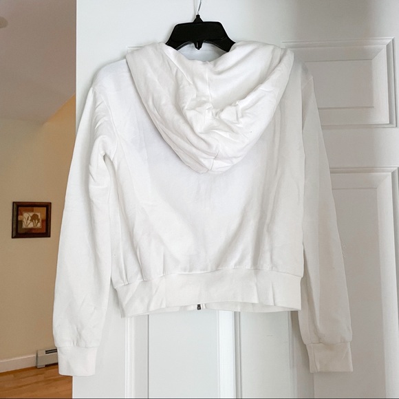 A&F NWOT white full-zip hoodie - Picture 3 of 3